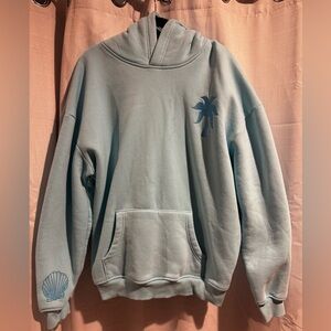 PINK Light Blue Hoodie